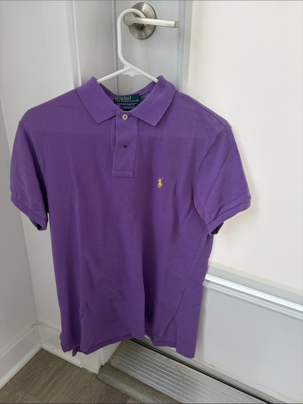 Polo by Ralph Lauren Purple Short-Sleeve Polo with Yellow Pony